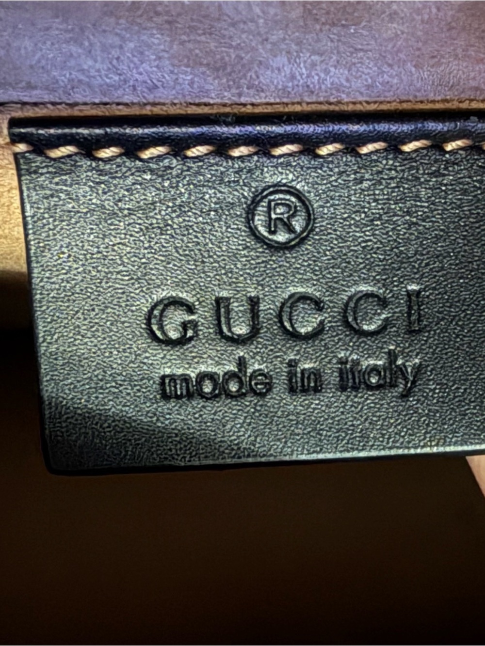 GUCCI Black Leather Sylvie Shoulder Bag / Crossbody - Picture 11 of 16